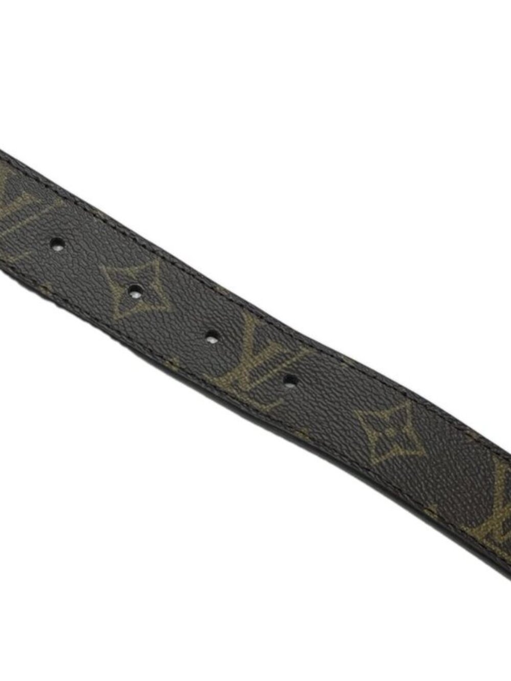 Louis Vuitton Belt Ceinture Monogram Canvas Brown Gold - Picture 8 of 9